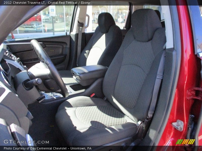Crystal Red Tintcoat / Ebony 2012 Chevrolet Traverse LT