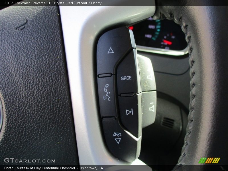 Crystal Red Tintcoat / Ebony 2012 Chevrolet Traverse LT