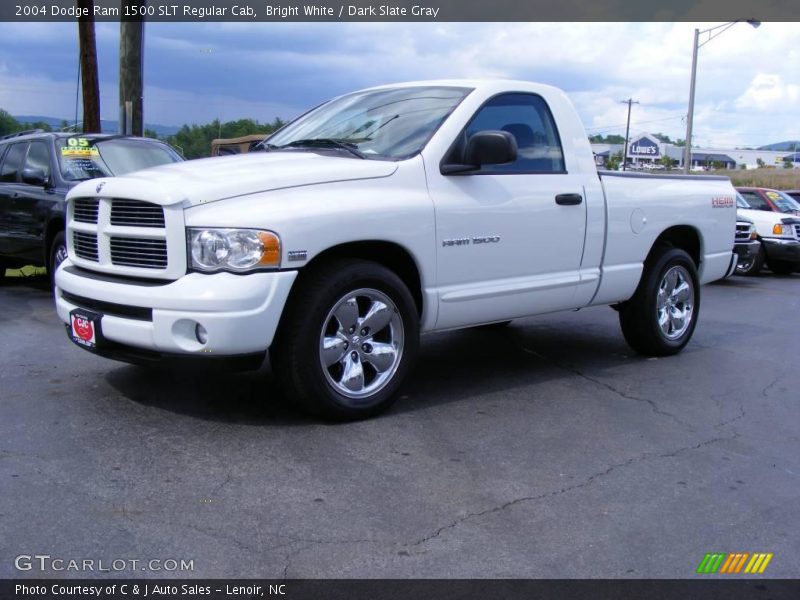 Bright White / Dark Slate Gray 2004 Dodge Ram 1500 SLT Regular Cab