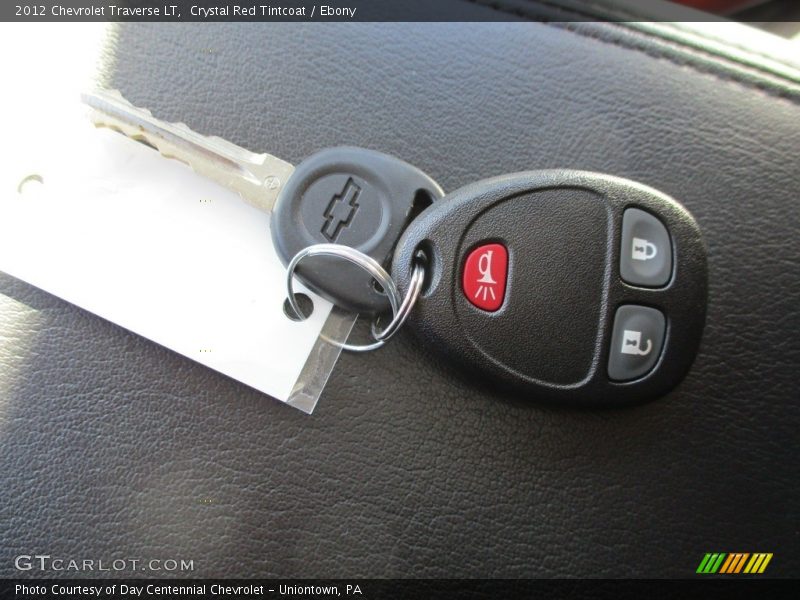 Crystal Red Tintcoat / Ebony 2012 Chevrolet Traverse LT