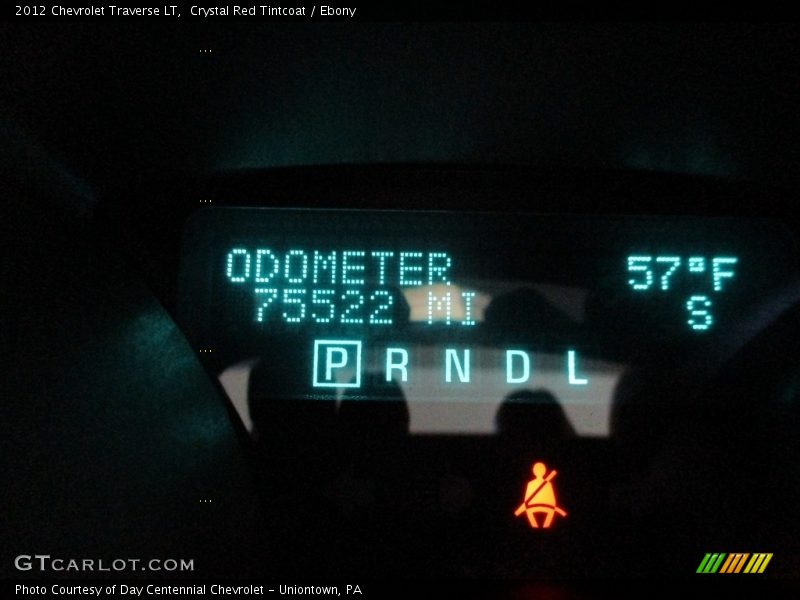Crystal Red Tintcoat / Ebony 2012 Chevrolet Traverse LT