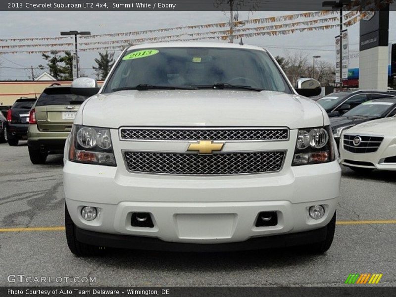 Summit White / Ebony 2013 Chevrolet Suburban LTZ 4x4