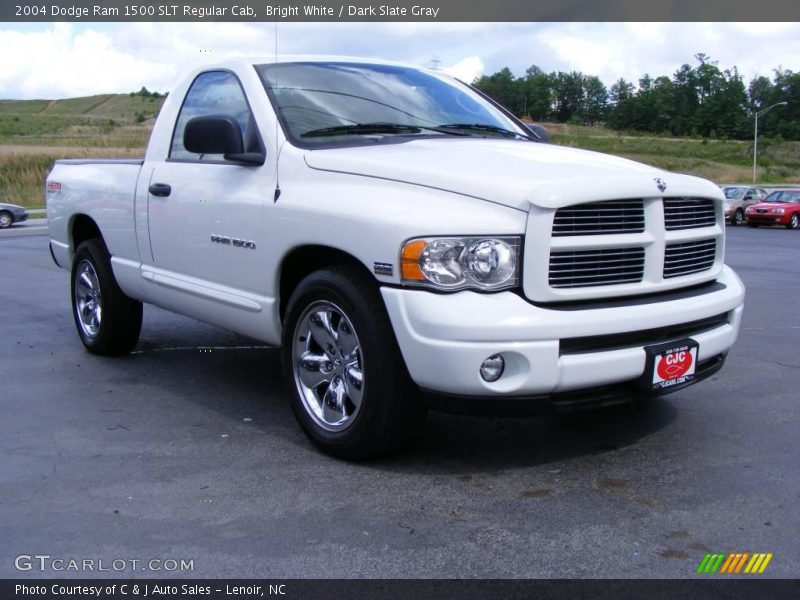 Bright White / Dark Slate Gray 2004 Dodge Ram 1500 SLT Regular Cab