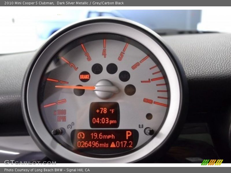 Dark Silver Metallic / Grey/Carbon Black 2010 Mini Cooper S Clubman