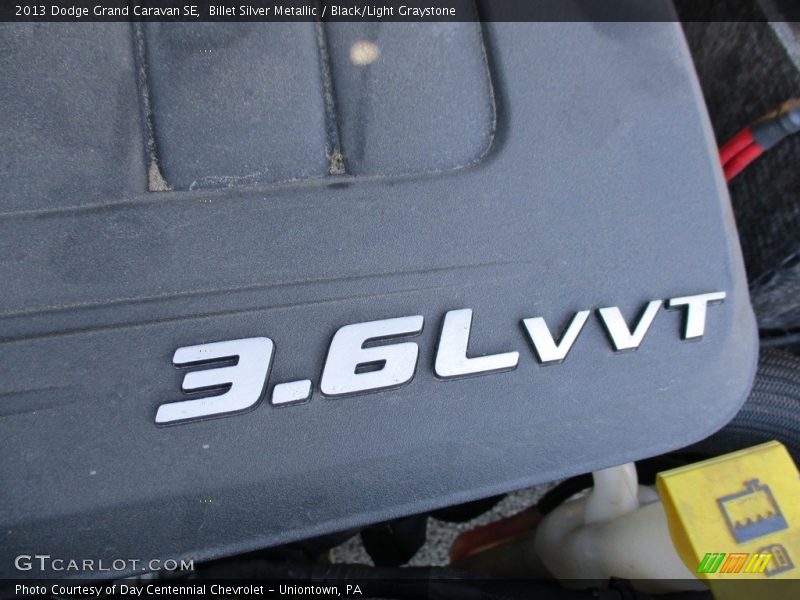 Billet Silver Metallic / Black/Light Graystone 2013 Dodge Grand Caravan SE