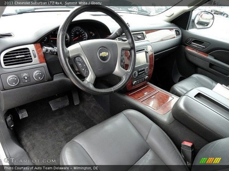 Summit White / Ebony 2013 Chevrolet Suburban LTZ 4x4