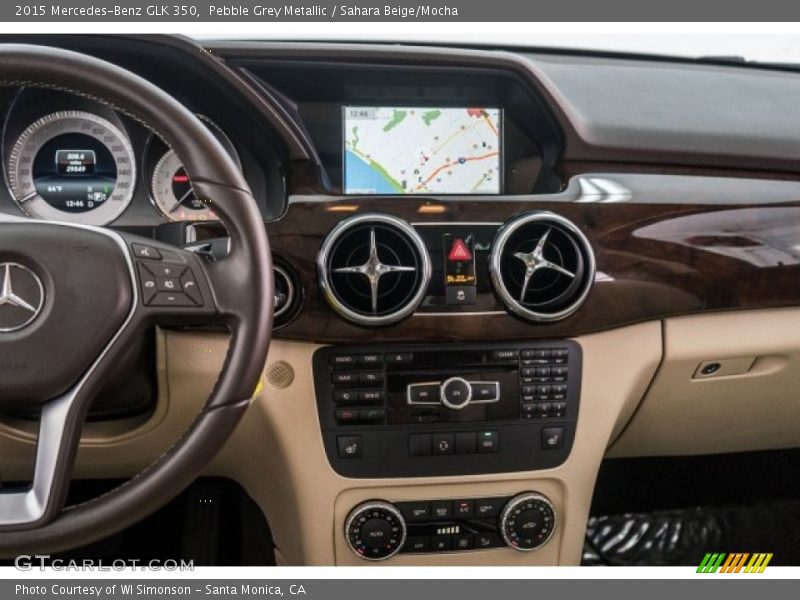 Pebble Grey Metallic / Sahara Beige/Mocha 2015 Mercedes-Benz GLK 350