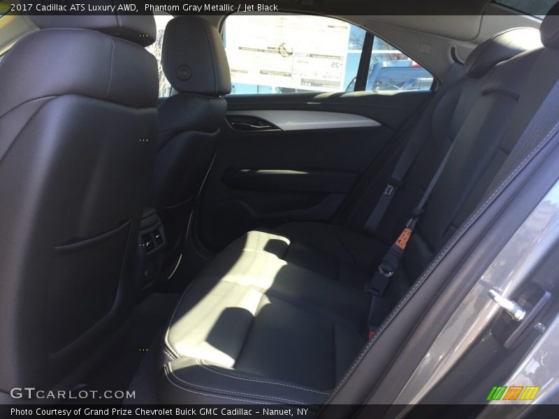 Phantom Gray Metallic / Jet Black 2017 Cadillac ATS Luxury AWD