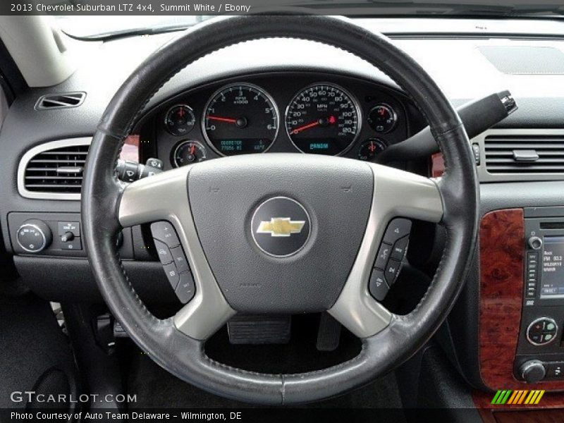 Summit White / Ebony 2013 Chevrolet Suburban LTZ 4x4