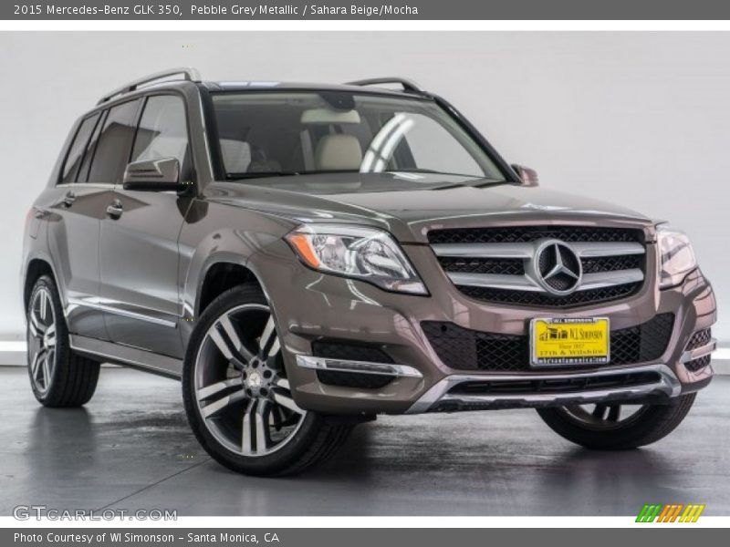Pebble Grey Metallic / Sahara Beige/Mocha 2015 Mercedes-Benz GLK 350