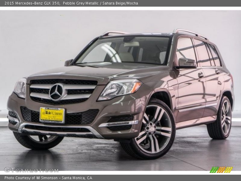 Pebble Grey Metallic / Sahara Beige/Mocha 2015 Mercedes-Benz GLK 350