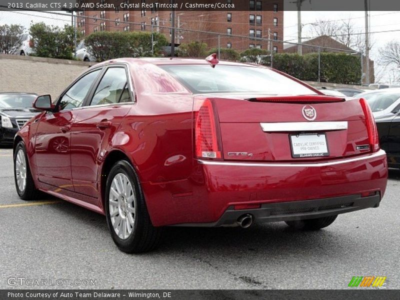 Crystal Red Tintcoat / Cashmere/Cocoa 2013 Cadillac CTS 4 3.0 AWD Sedan