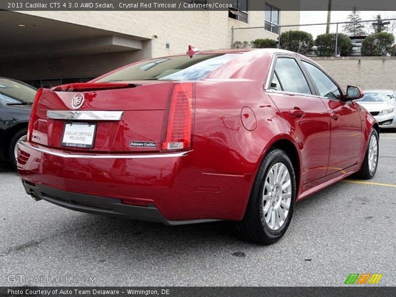 Crystal Red Tintcoat / Cashmere/Cocoa 2013 Cadillac CTS 4 3.0 AWD Sedan