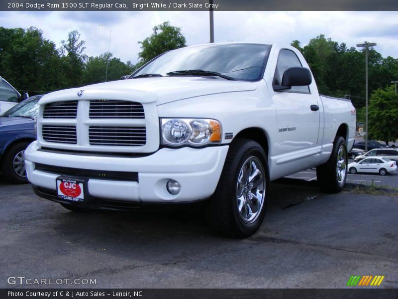 Bright White / Dark Slate Gray 2004 Dodge Ram 1500 SLT Regular Cab