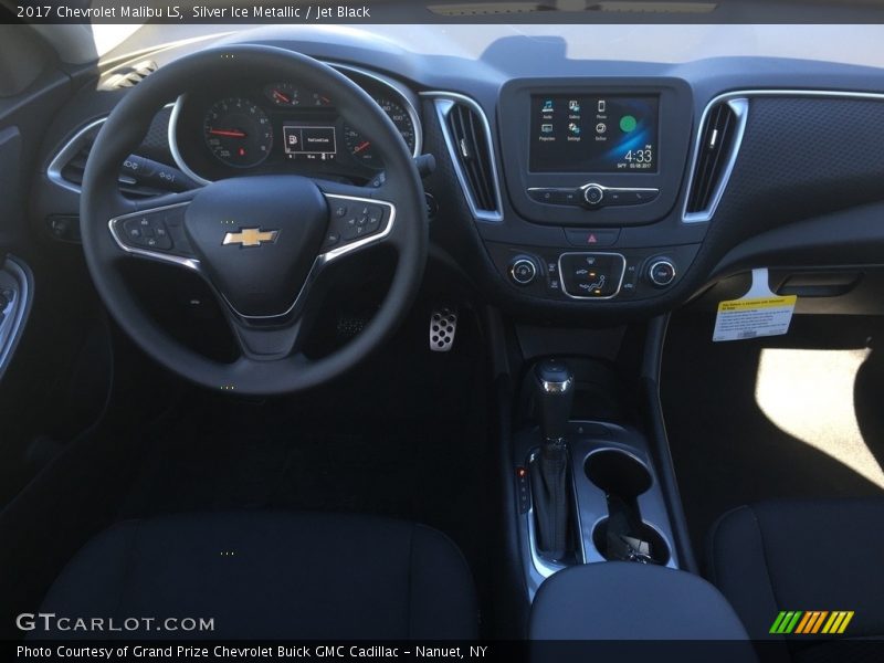 Silver Ice Metallic / Jet Black 2017 Chevrolet Malibu LS