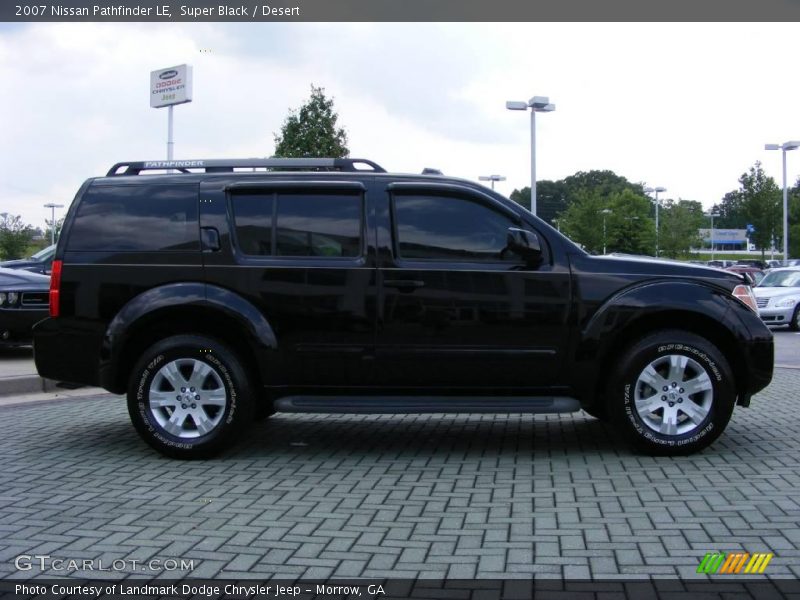 Super Black / Desert 2007 Nissan Pathfinder LE