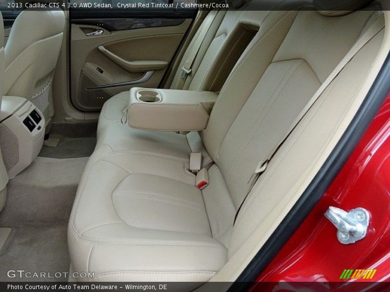 Crystal Red Tintcoat / Cashmere/Cocoa 2013 Cadillac CTS 4 3.0 AWD Sedan