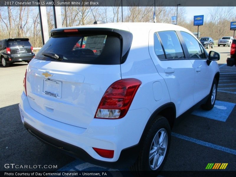 Summit White / Jet Black 2017 Chevrolet Trax LS AWD