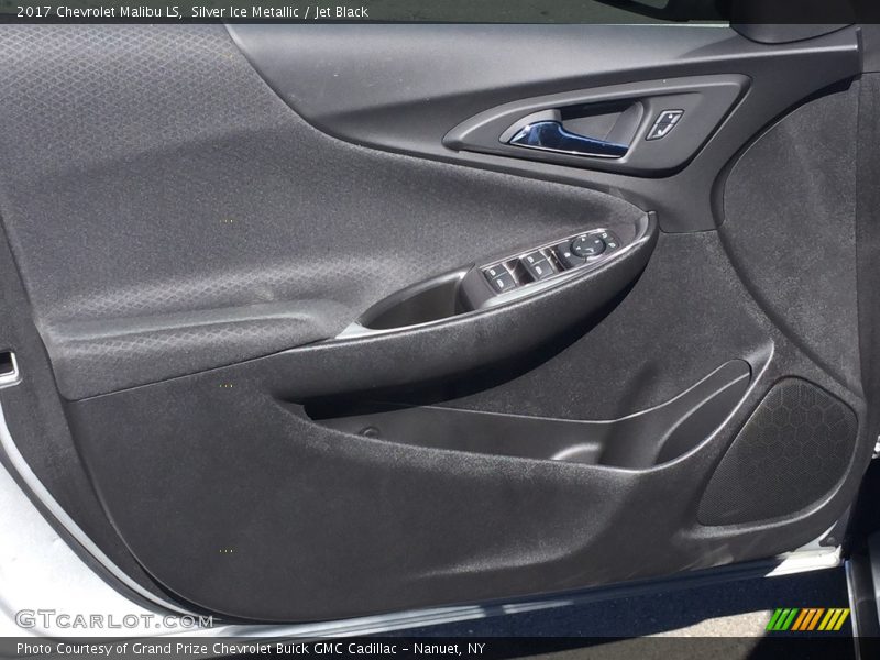 Silver Ice Metallic / Jet Black 2017 Chevrolet Malibu LS