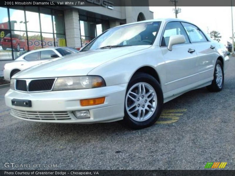 Vail White / Tan 2001 Mitsubishi Diamante LS