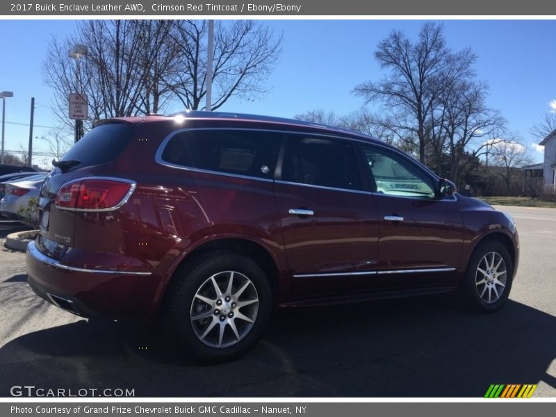 Crimson Red Tintcoat / Ebony/Ebony 2017 Buick Enclave Leather AWD