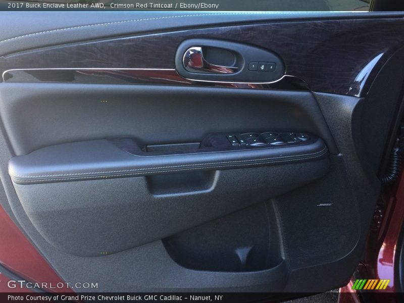 Crimson Red Tintcoat / Ebony/Ebony 2017 Buick Enclave Leather AWD