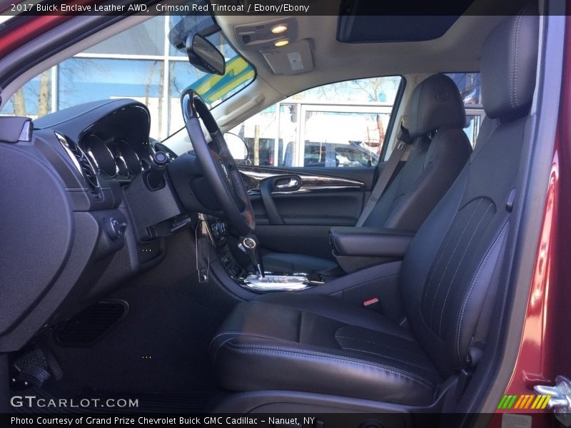 Crimson Red Tintcoat / Ebony/Ebony 2017 Buick Enclave Leather AWD