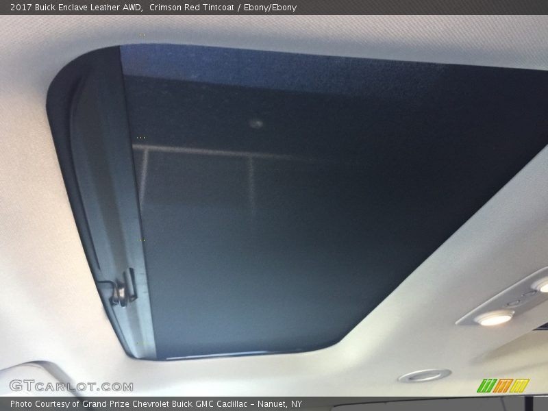 Crimson Red Tintcoat / Ebony/Ebony 2017 Buick Enclave Leather AWD