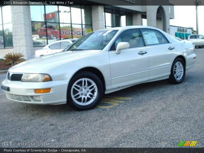 Vail White / Tan 2001 Mitsubishi Diamante LS