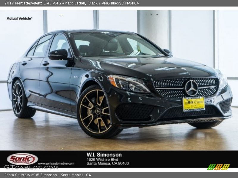 Black / AMG Black/DINAMICA 2017 Mercedes-Benz C 43 AMG 4Matic Sedan