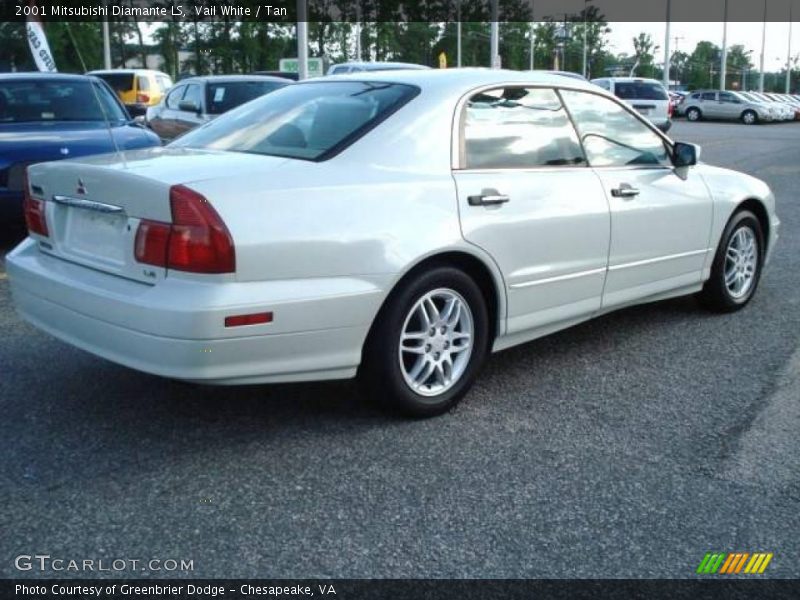 Vail White / Tan 2001 Mitsubishi Diamante LS