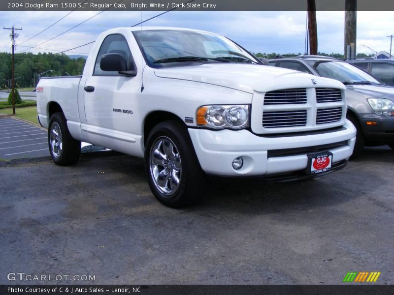 Bright White / Dark Slate Gray 2004 Dodge Ram 1500 SLT Regular Cab