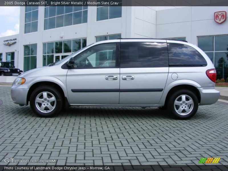 Bright Silver Metallic / Medium Slate Gray 2005 Dodge Caravan SXT