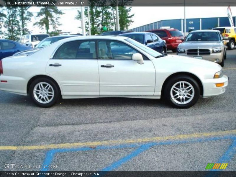 Vail White / Tan 2001 Mitsubishi Diamante LS