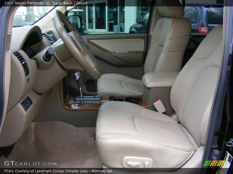 Super Black / Desert 2007 Nissan Pathfinder LE