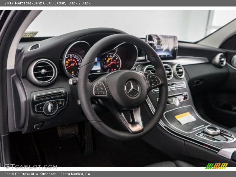 Black / Black 2017 Mercedes-Benz C 300 Sedan