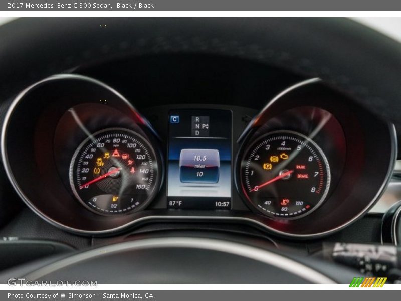 Black / Black 2017 Mercedes-Benz C 300 Sedan