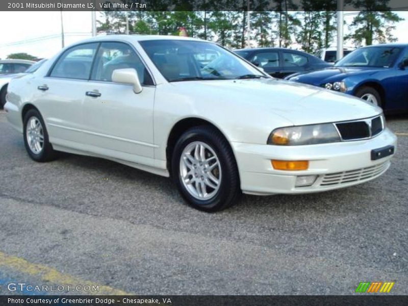 Vail White / Tan 2001 Mitsubishi Diamante LS