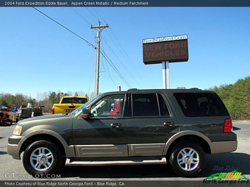Aspen Green Metallic / Medium Parchment 2004 Ford Expedition Eddie Bauer