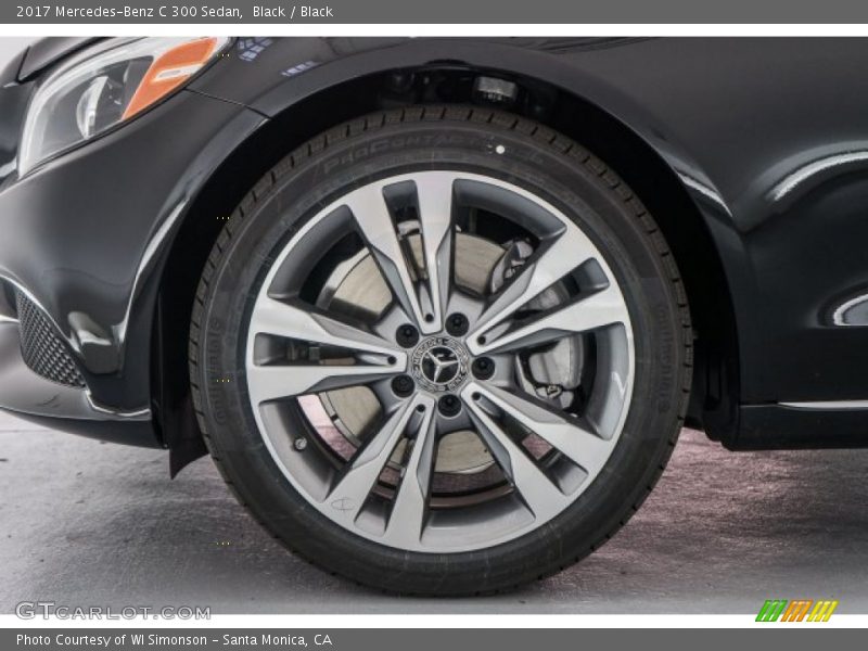 Black / Black 2017 Mercedes-Benz C 300 Sedan