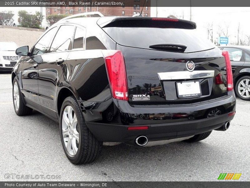 Black Raven / Caramel/Ebony 2015 Cadillac SRX Premium AWD