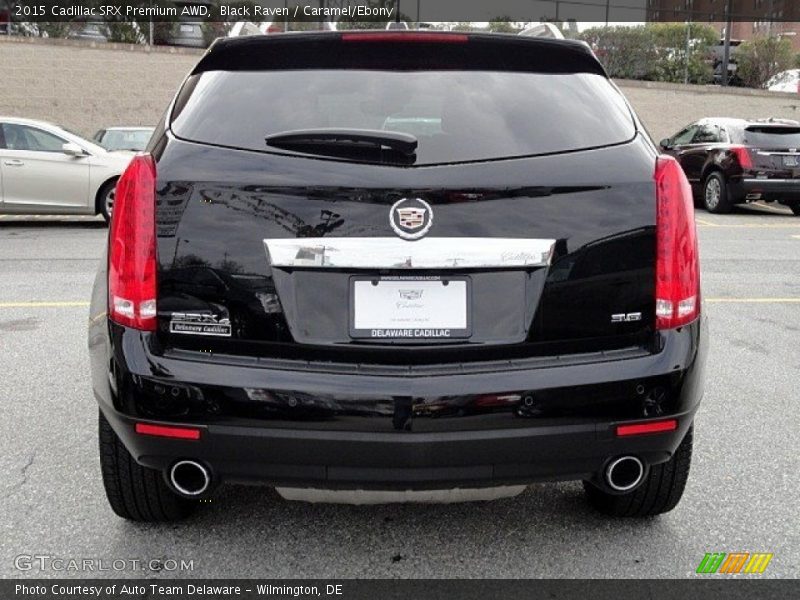 Black Raven / Caramel/Ebony 2015 Cadillac SRX Premium AWD