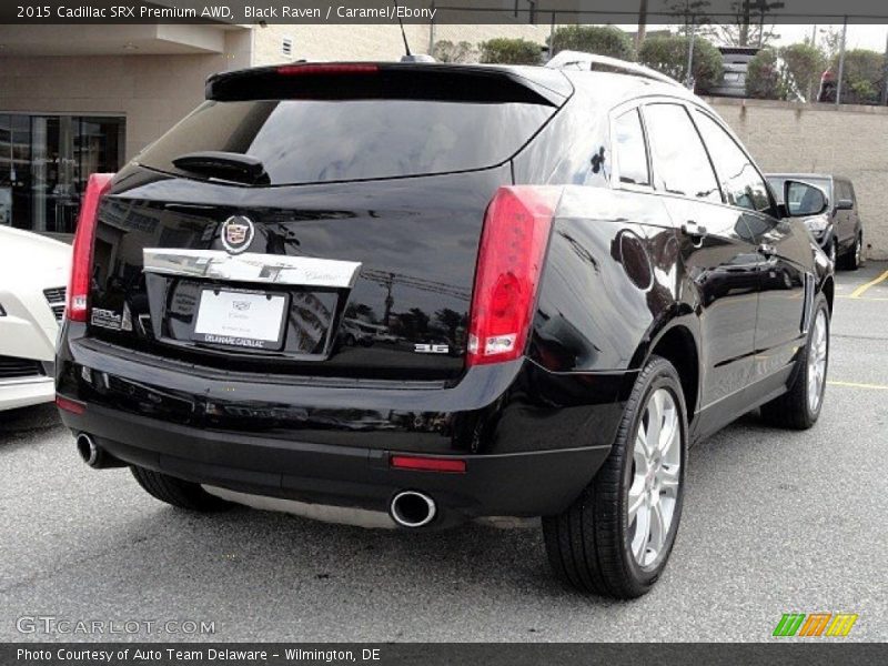 Black Raven / Caramel/Ebony 2015 Cadillac SRX Premium AWD