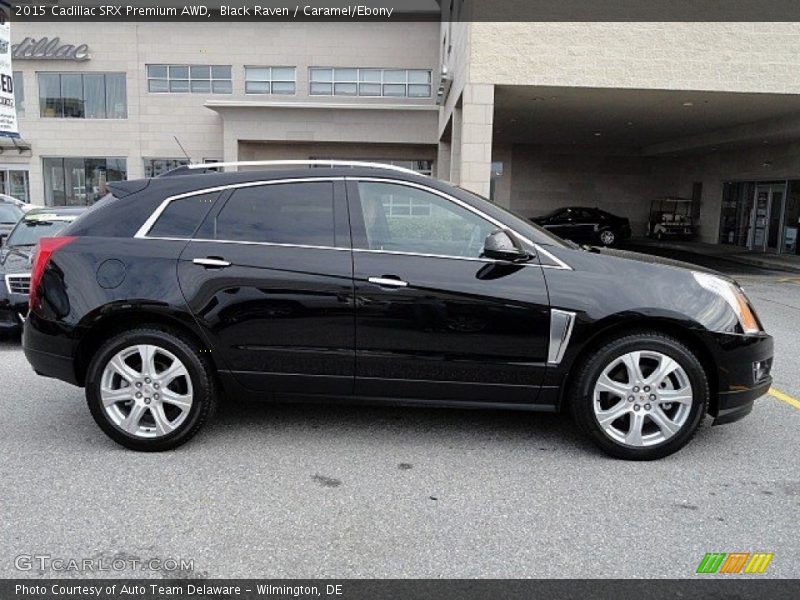 Black Raven / Caramel/Ebony 2015 Cadillac SRX Premium AWD