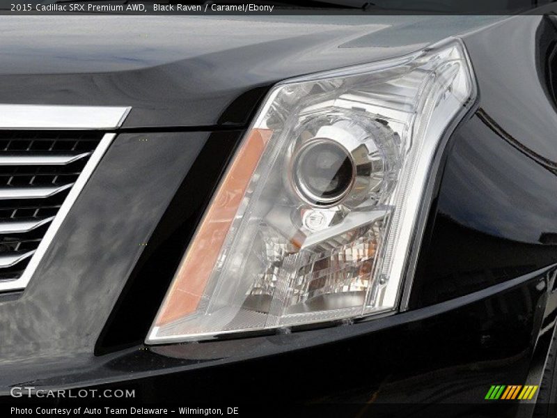 Black Raven / Caramel/Ebony 2015 Cadillac SRX Premium AWD