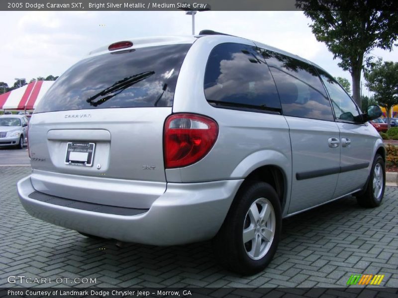 Bright Silver Metallic / Medium Slate Gray 2005 Dodge Caravan SXT
