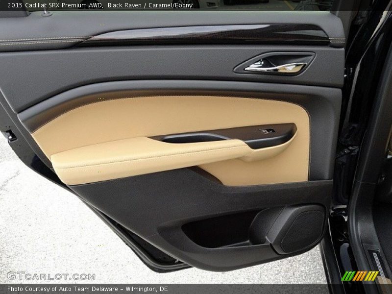 Black Raven / Caramel/Ebony 2015 Cadillac SRX Premium AWD