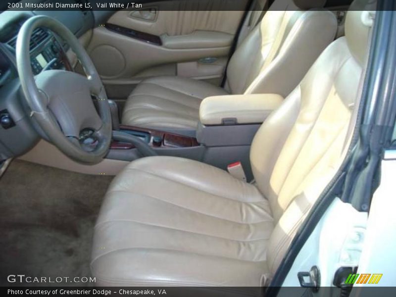 Vail White / Tan 2001 Mitsubishi Diamante LS