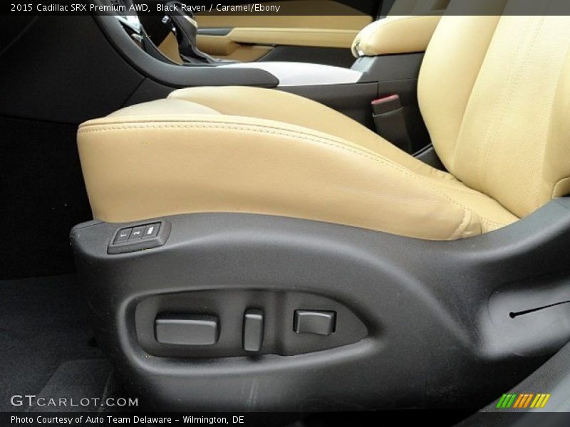 Black Raven / Caramel/Ebony 2015 Cadillac SRX Premium AWD