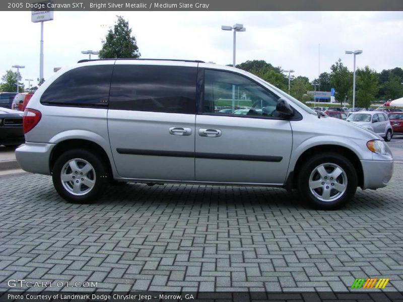 Bright Silver Metallic / Medium Slate Gray 2005 Dodge Caravan SXT